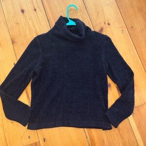 ExOfficio Black Fleece Mock Neck Pullover Women’s Small